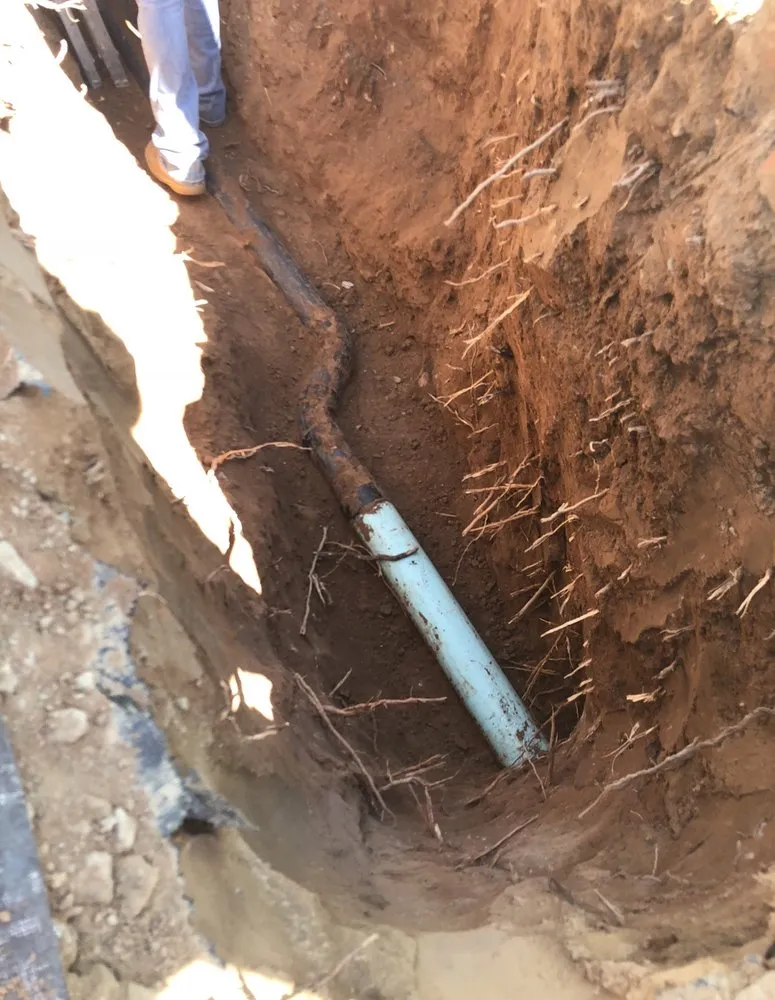 Slide of Phil Sewer Job