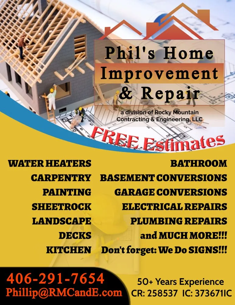 Slide of Phil's Home Improvement & Repair