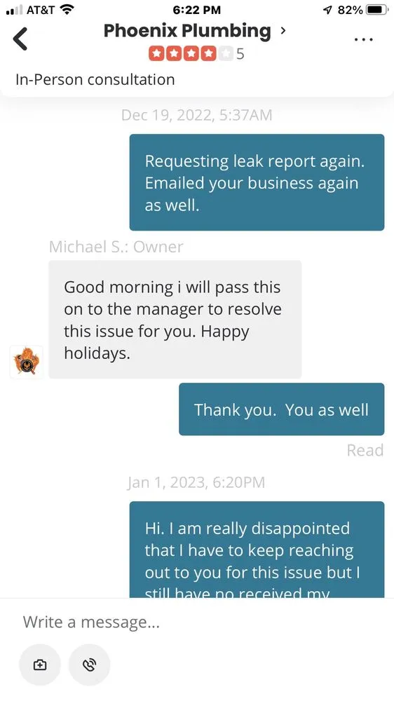 Slide of Phoenix Plumbing