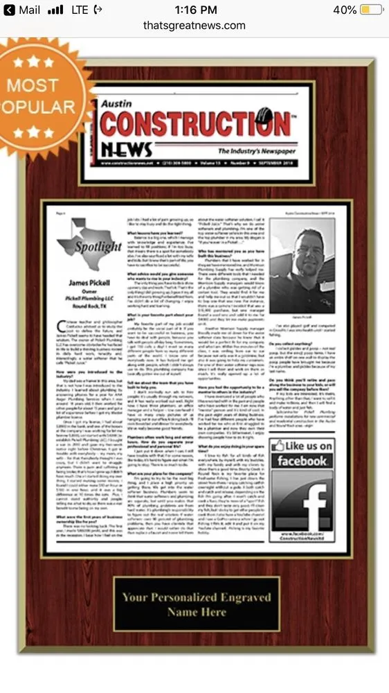 Slide of Pickell Plumbing