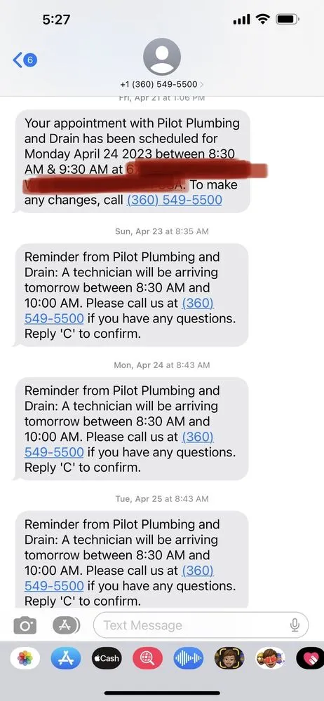 Slide of Pilot Plumbing & Drain