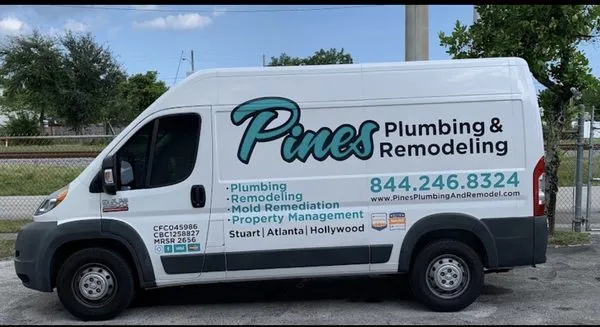 Pines Plumbing and Remodeling Logo
