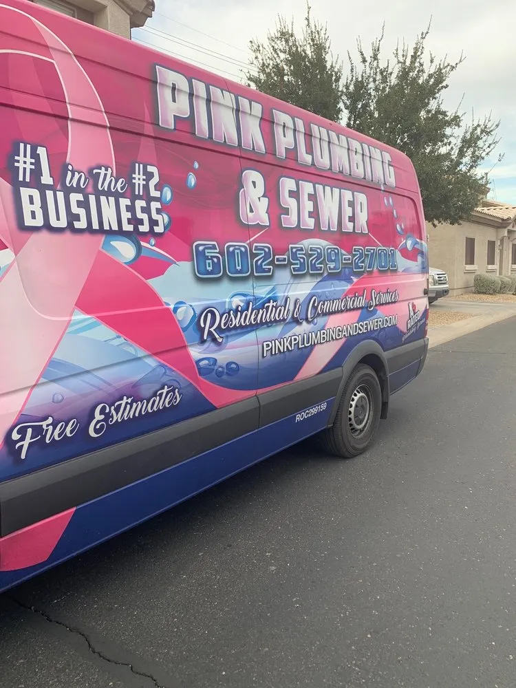 Slide of Pink Plumbing and Sewer