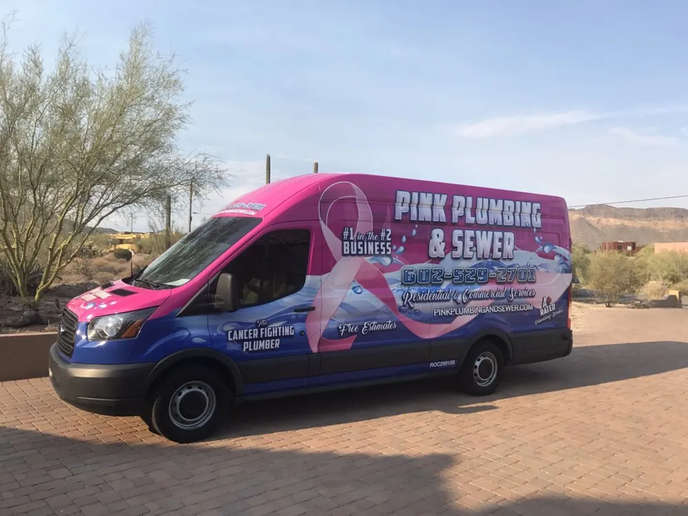 Slide of Pink Plumbing and Sewer