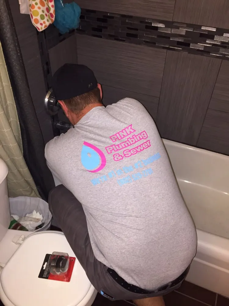 Slide of Pink Plumbing and Sewer