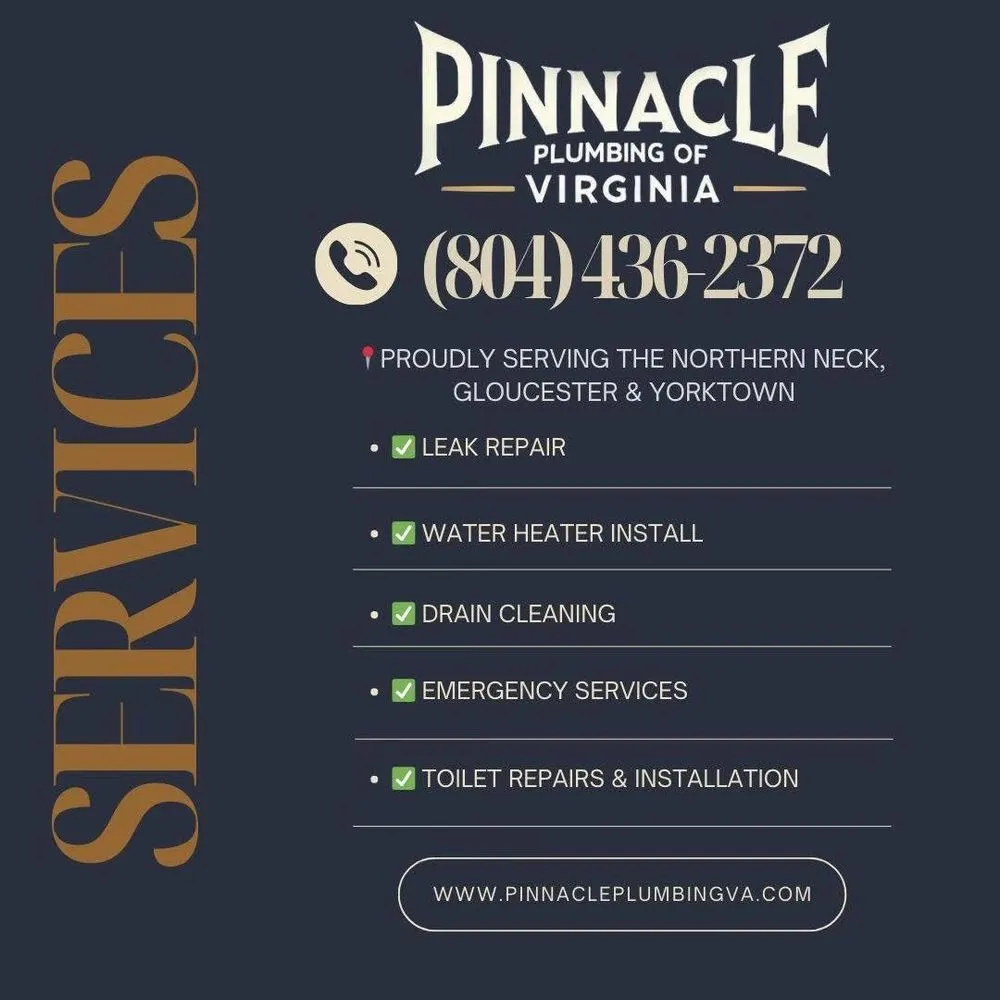 Trusted emergency plumbing experts serving White Stone, VA - Pinnacle Plumbing of Virginia