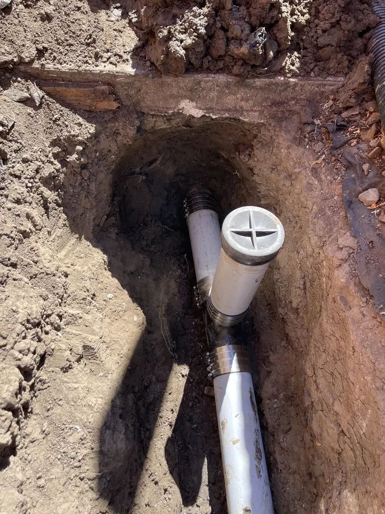 Slide of Pipe Down Plumbing