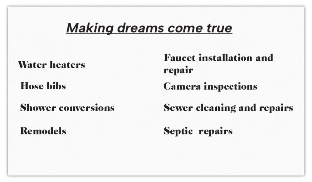 Slide of Pipe Dream Plumbing