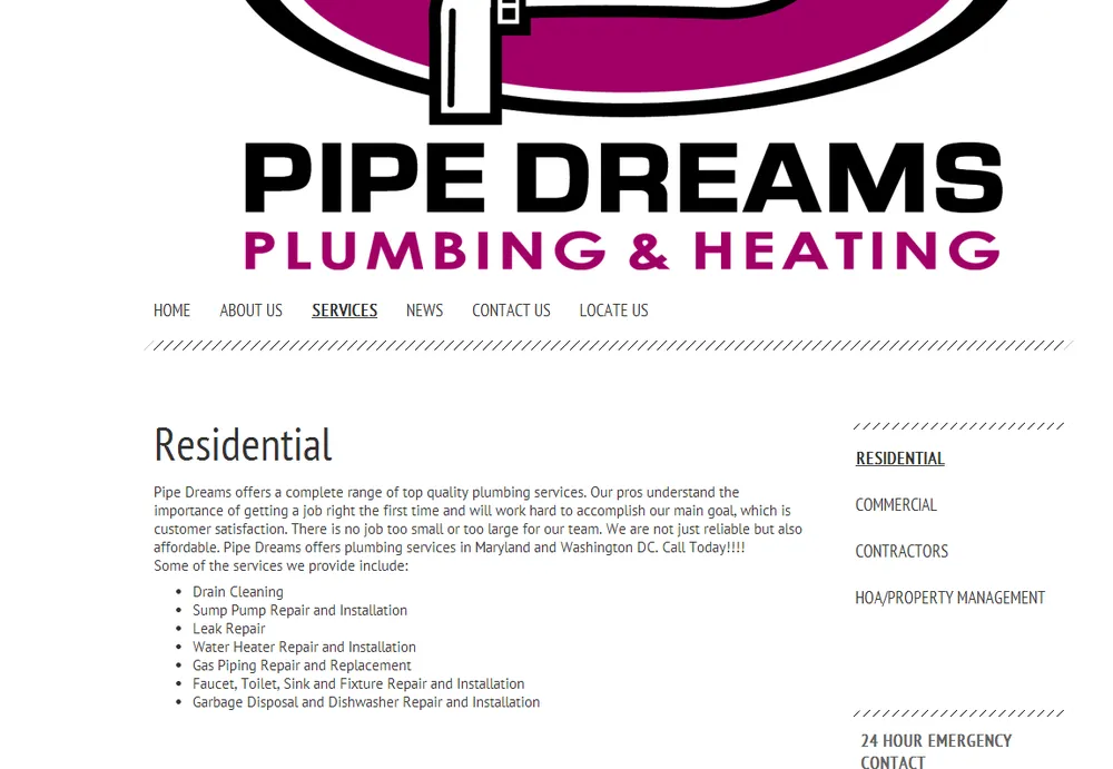 Slide of Pipe Dreams Plumbing and Heating LLC