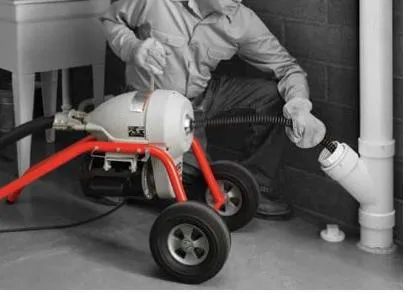 Slide of Pipe Rooter