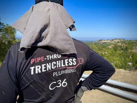 Pipe-Thru Trenchless Plumbing Logo