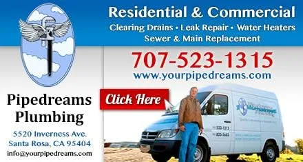 Emergency emergency plumbing service in Santa Rosa, CA - Pipedreams Plumbing