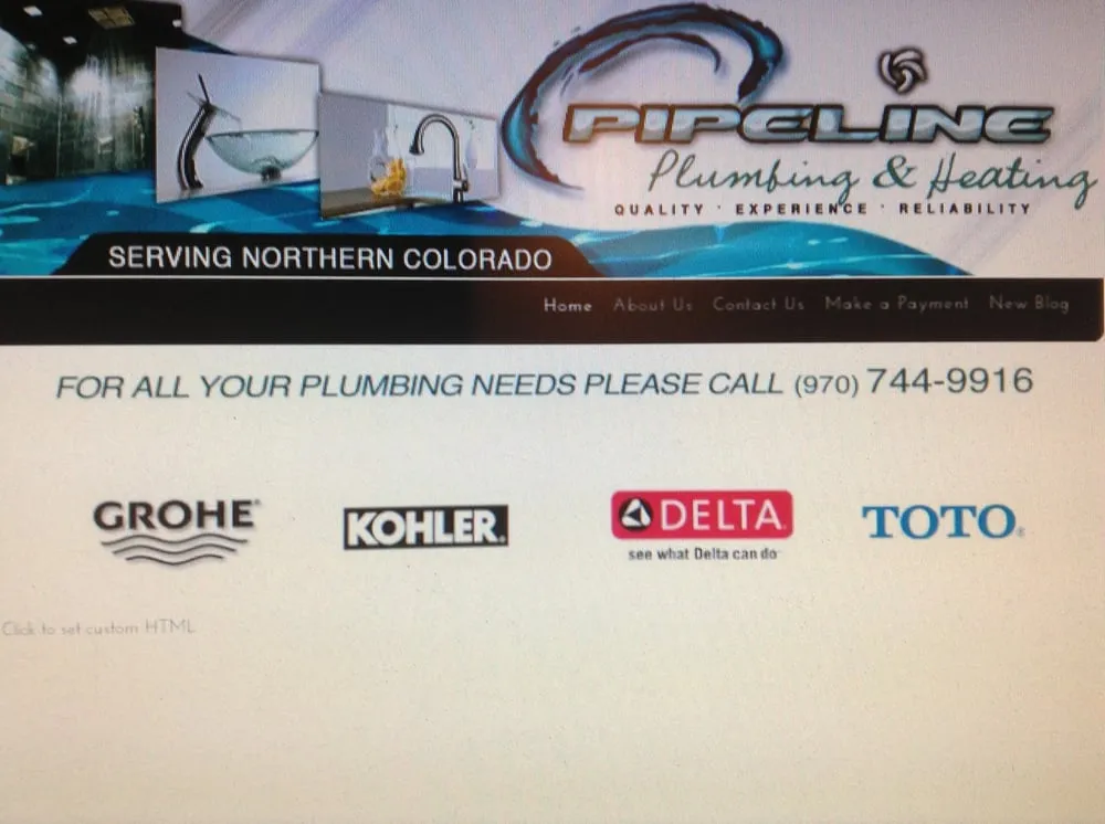 Slide of Pipeline Plumbing & Heating