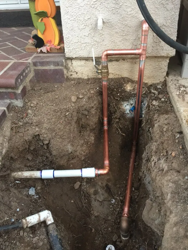 Slide of Pipeline Plumbing