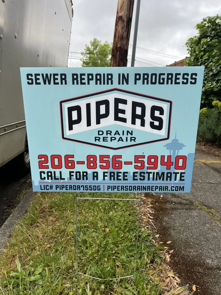 Slide of Pipers Drain Repair
