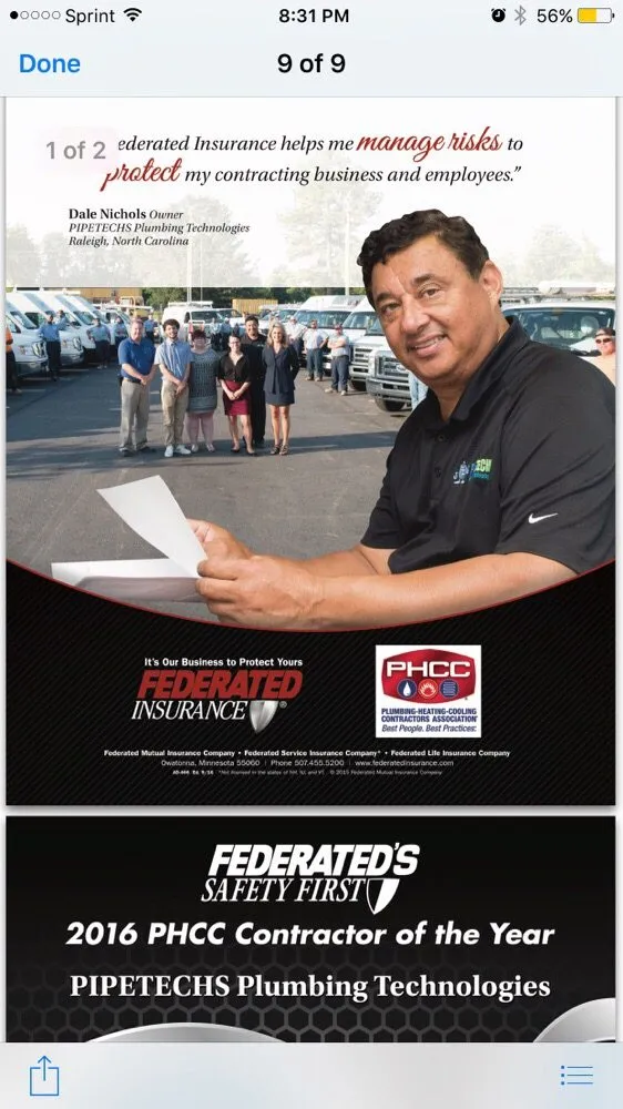 Slide of Pipetechs Plumbing Technologies