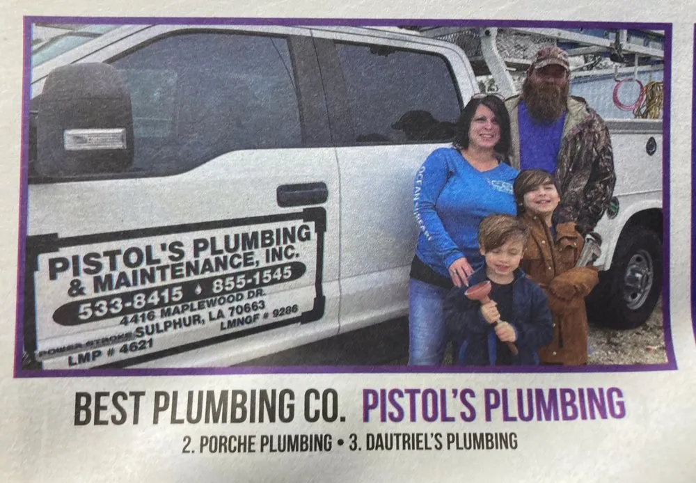 Slide of Pistol's Plumbing & Maintenance