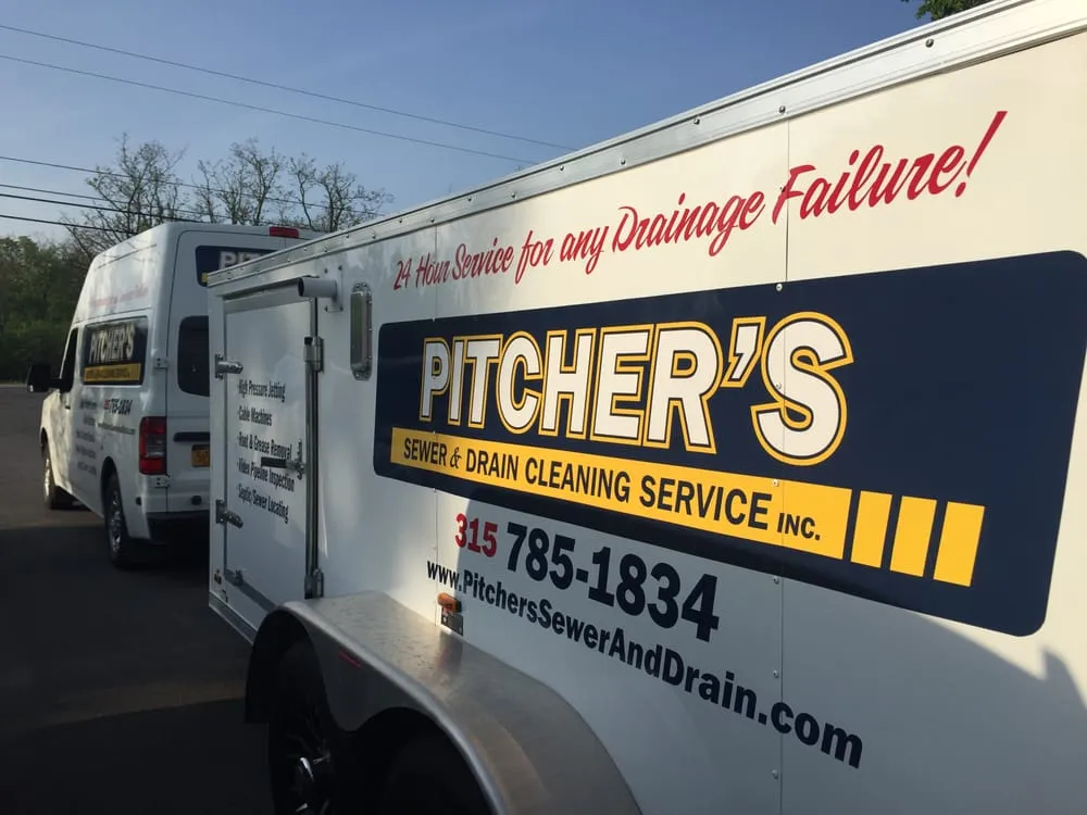 Slide of Pitcher's Sewer & Drain Cleaning Service