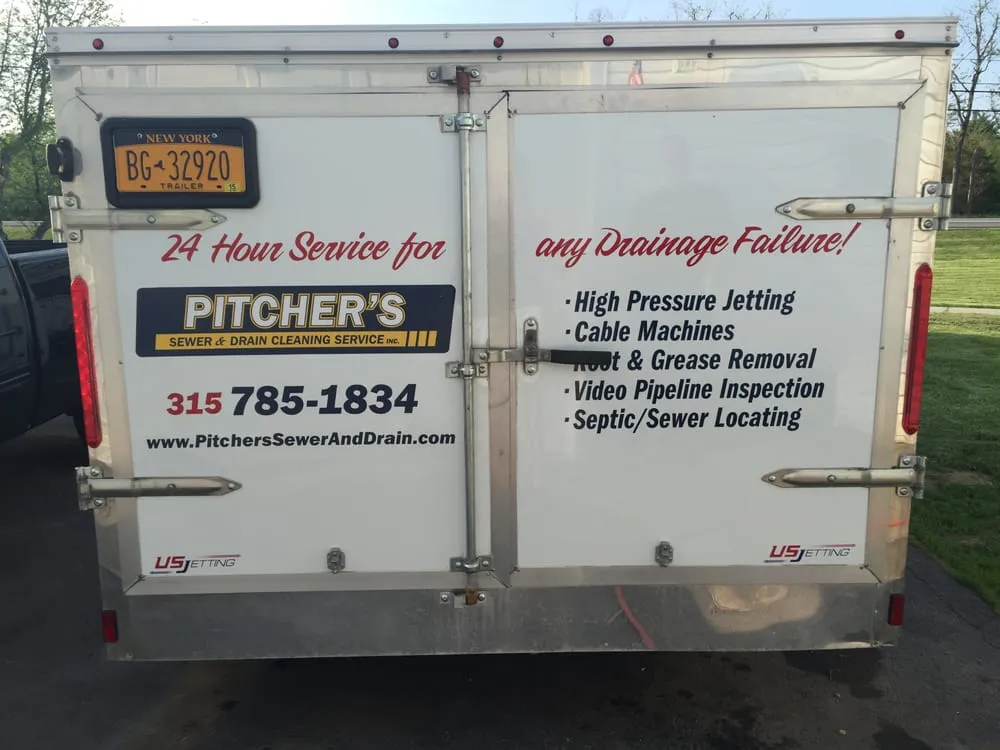 Slide of Pitcher's Sewer & Drain Cleaning Service