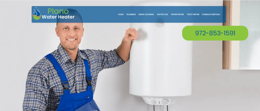 Slide of Plano Water Heater