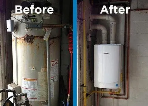 Slide of Plano Water Heater