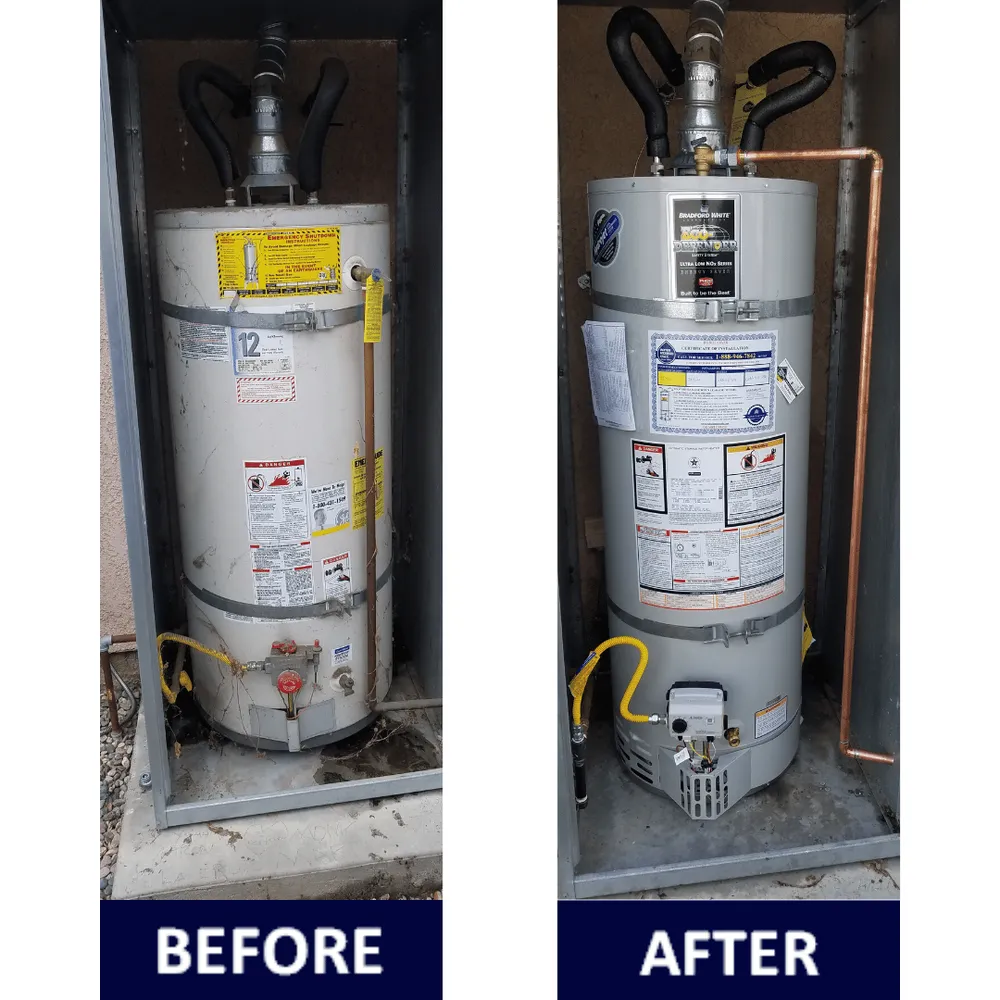 Slide of Plano Water Heater