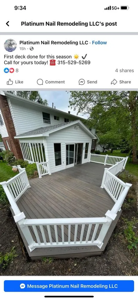 Slide of Platinum nail remodeling