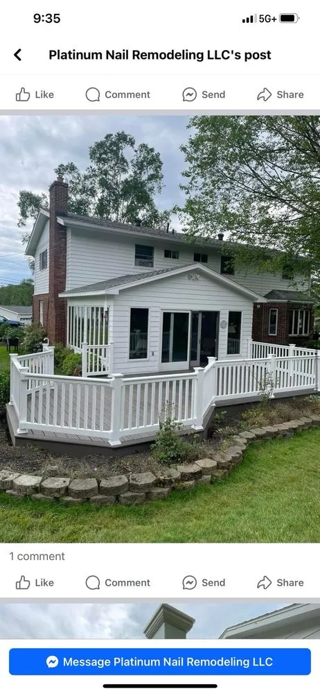 Slide of Platinum nail remodeling