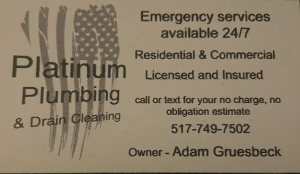 Platinum Plumbing and Drain Cleaning