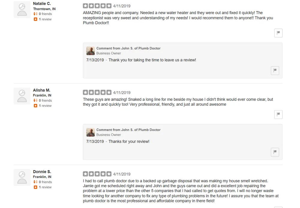 Slide of Plumb Doctor