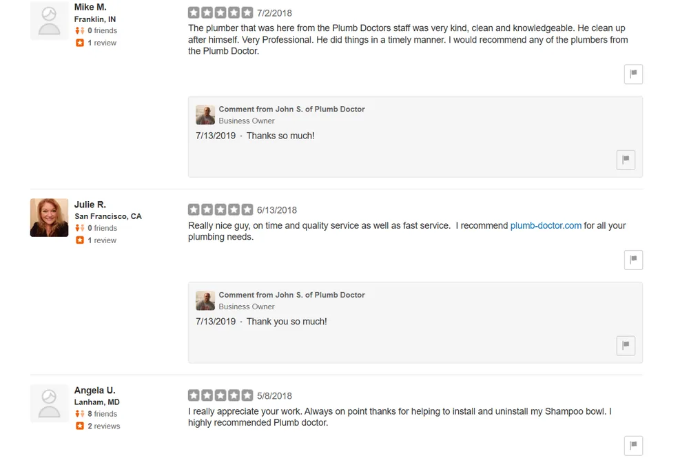 Slide of Plumb Doctor