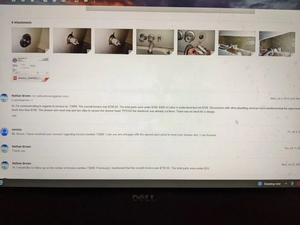 Slide of Plumb Genius