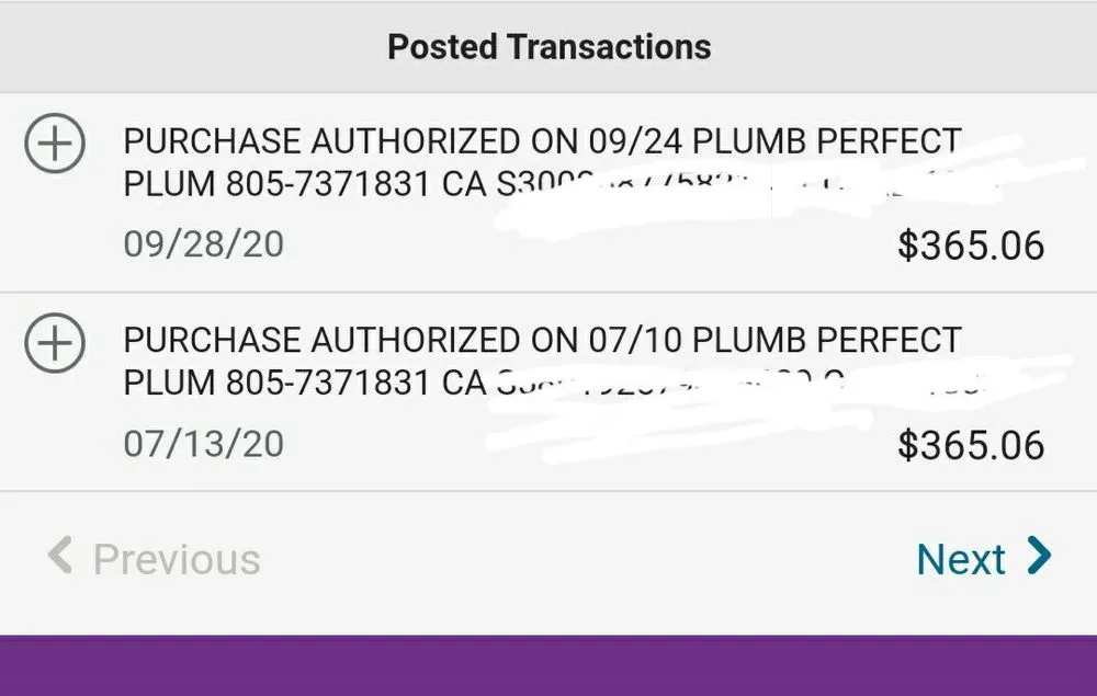 Slide of Plumb Perfect Plumbing
