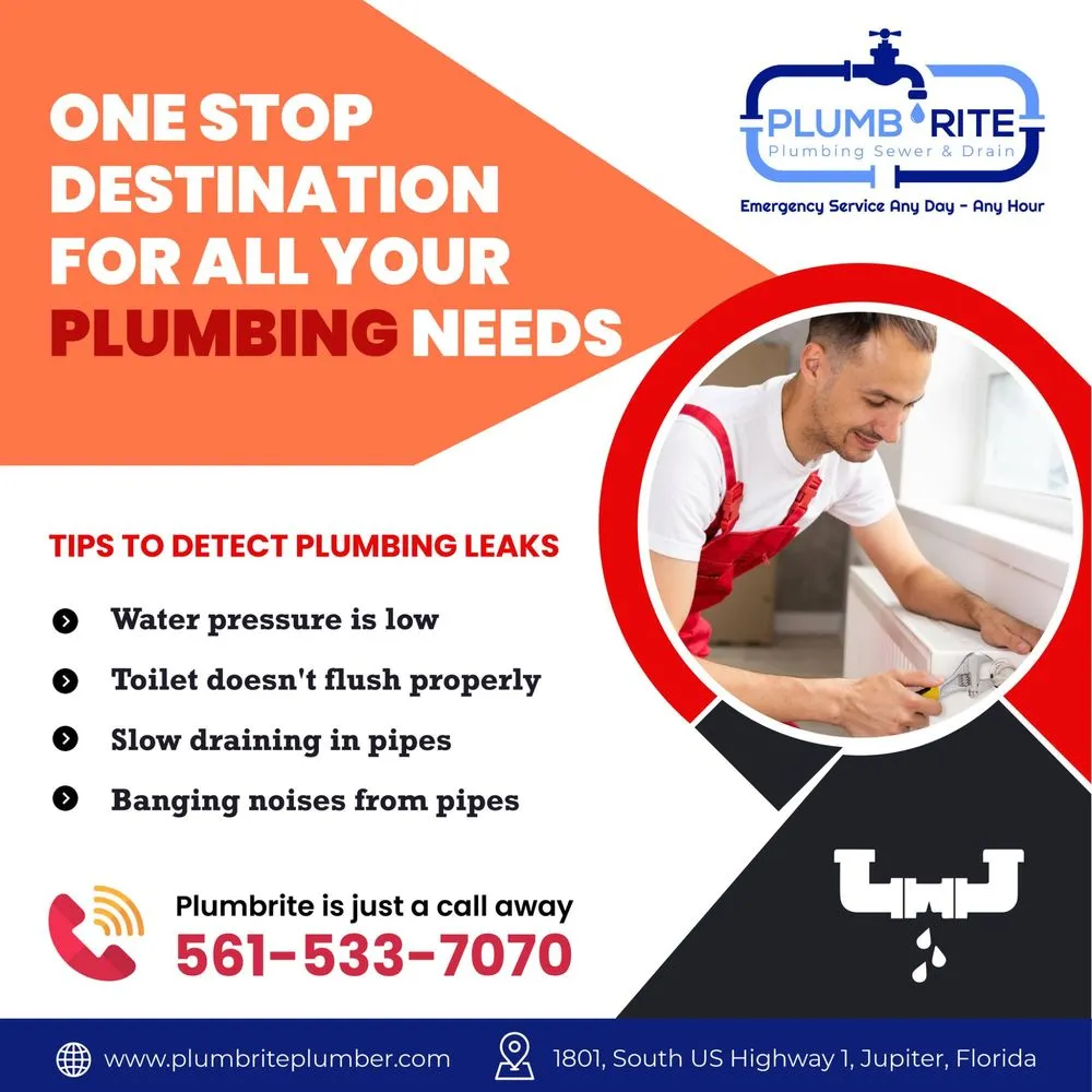 Expert emergency plumbing in Jupiter, FL by Plumb-Rite Plumbing Sewer & Drain Services