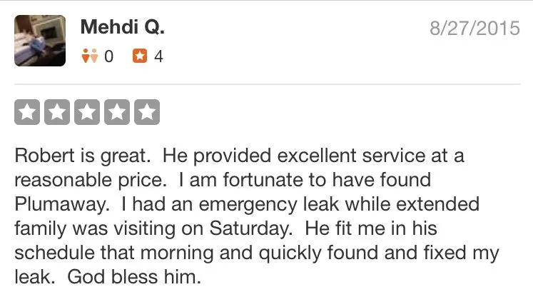 Slide of Plumbaway Plumbing