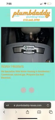 Plumbdaddy plumbing + drain 