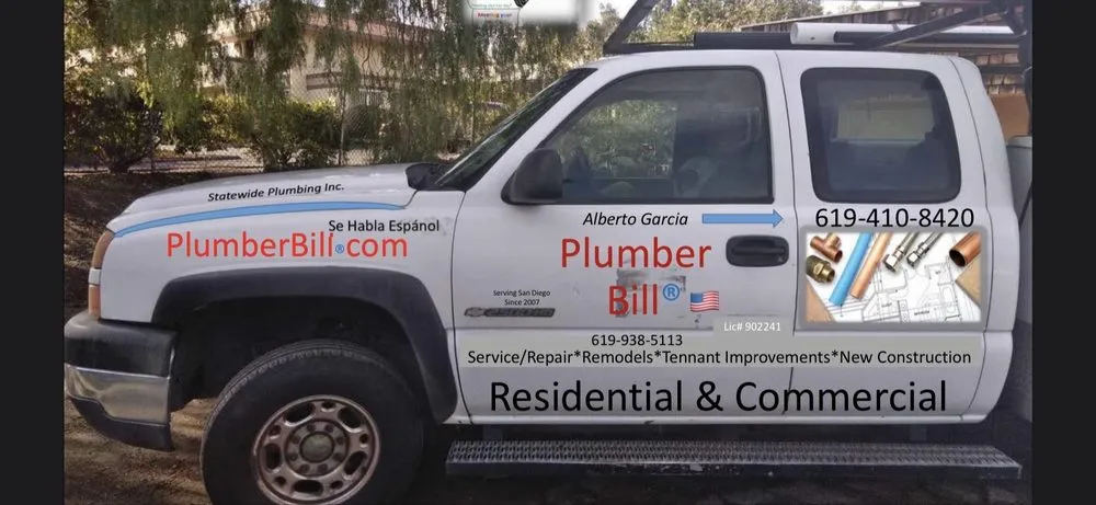 Slide of Plumber Bill
