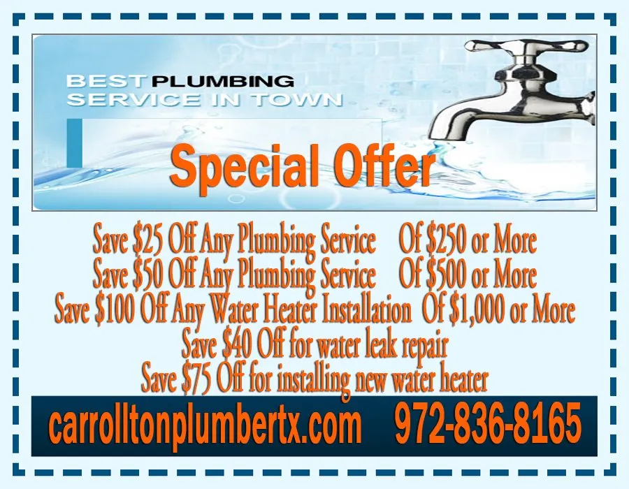 Slide of Plumber Carrollton TX