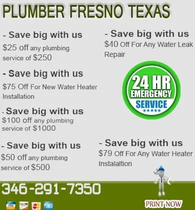 Slide of Plumber Fresno Texas