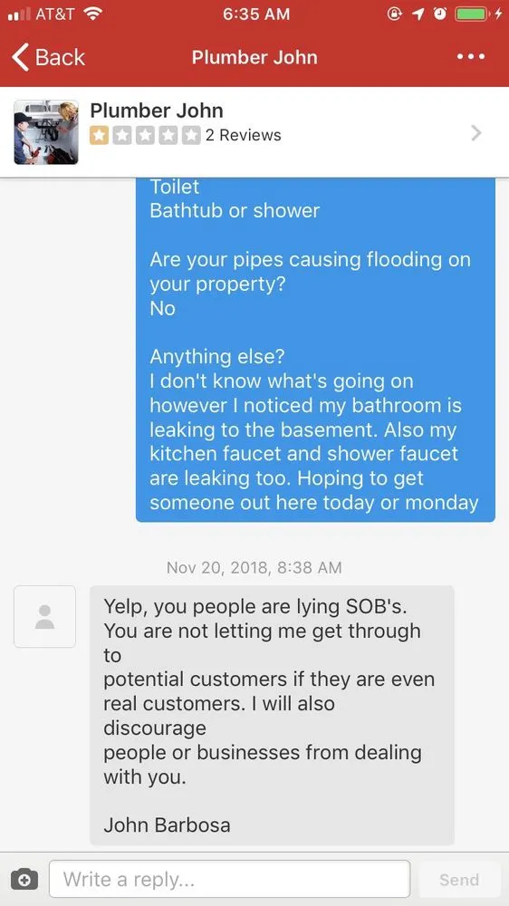 Slide of Plumber John