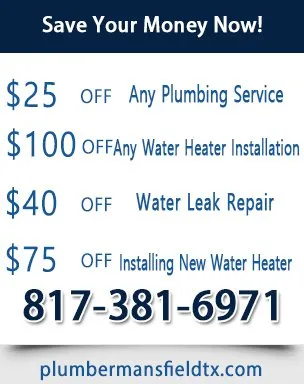 Slide of Plumber Mansfield TX
