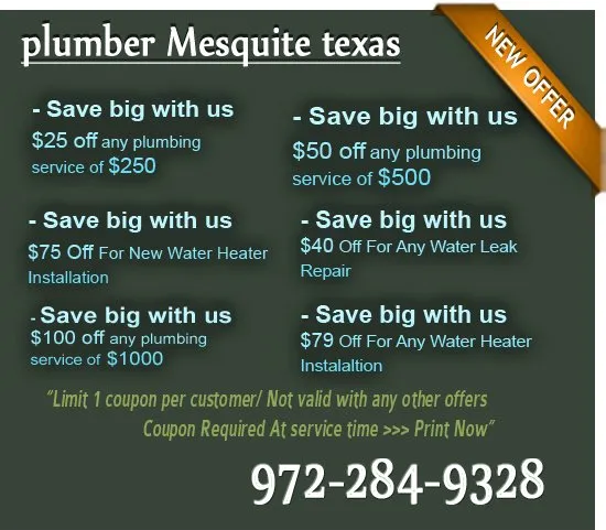 Slide of Plumber Mesquite Texas