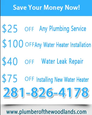 Slide of Plumber of The Woodlands