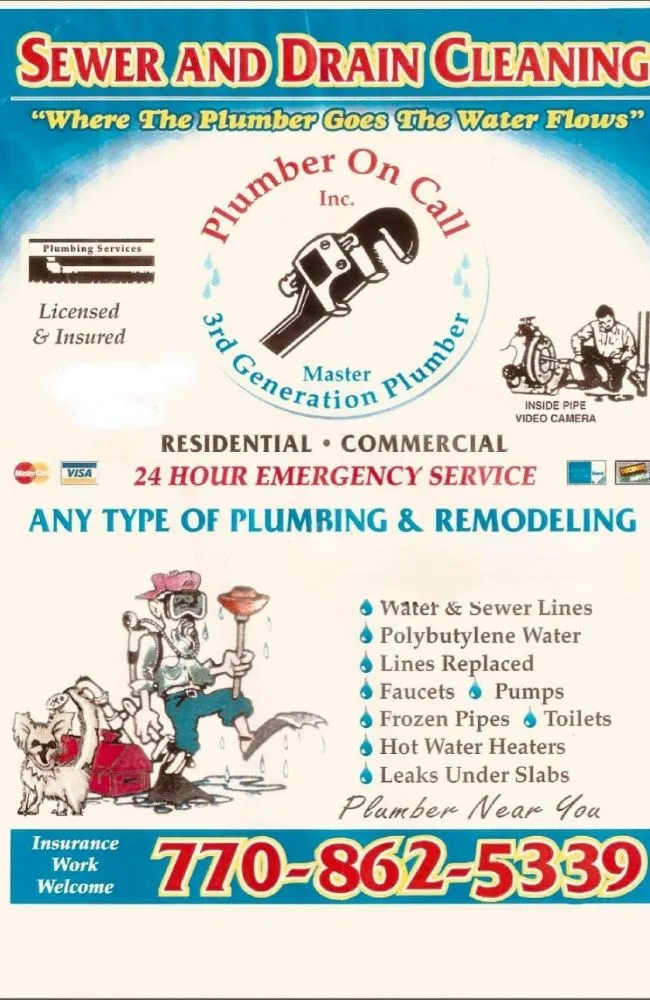 Slide of Plumber On Call