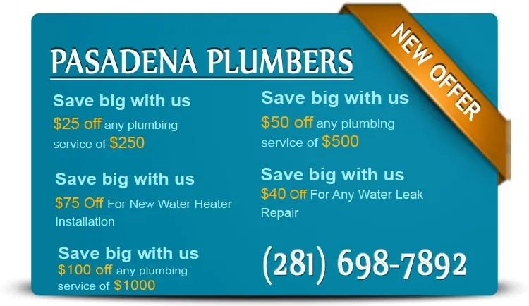 Slide of Plumber Pasadena Texas