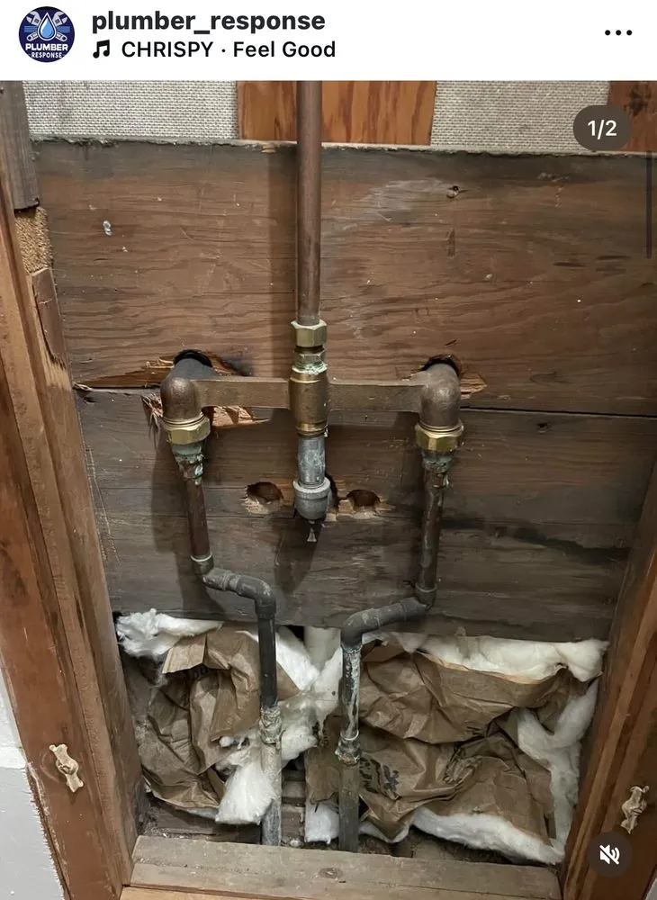 Slide of Plumber Response