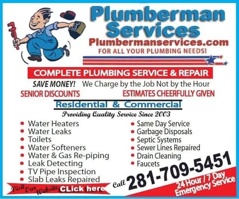 Plumberman Services Logo