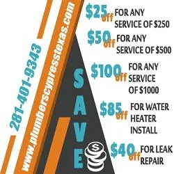 Slide of Plumbers Cypress Texas