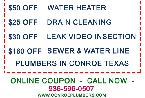 Slide of Plumbers in Conroe Texas