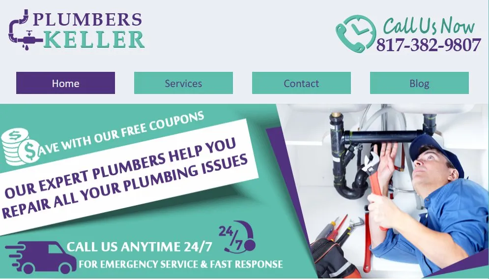 Slide of Plumbers Keller